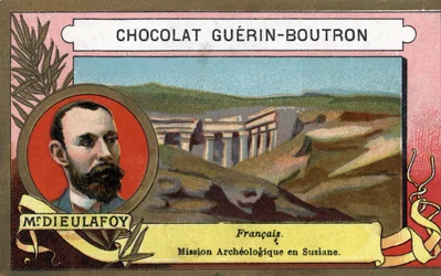 Retrato de Marcel Auguste Dieulafoy.