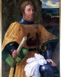 Retrato de Marcoantonio Colonna, general que participó en la Batalla de Lepanto en 1571