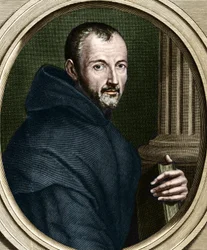 Retrato de Marin Mersenne (1588 - 1648), de la Orden de los Padres Mínimos