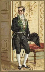 Retrato del Marqués Pierre Simon de Laplace (1749-1827), astrónomo, matemático y físico francés