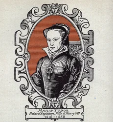 Retrato de María Tudor (1516-1558) Reina de Inglaterra
