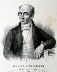 Retrato de Muzio Clementi (aguafuerte)
