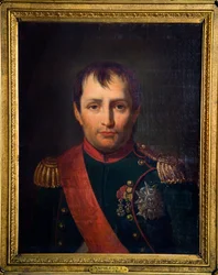 Retrato de Napoleón Bonaparte (óleo sobre lienzo)