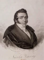 Retrato de Nicola Vaccai (grabado)