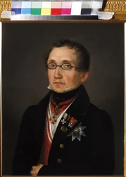 Retrato de Nikolai Fyodorovich Smirnoy (1790-1851), Anónimo. Óleo sobre lienzo, principios de la década de 1820, Museo Estatal de A.S. Pushkin, Moscú
