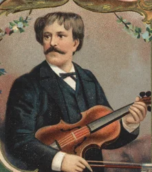 Retrato de Pablo de Sarasate (1844-1908), con su nombre completo Pablo Martín Melitón de Sarasate y Navascués, violinista y compositor español