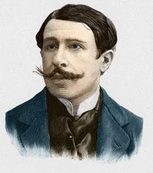 Retrato de Paul Adam (1862-1920), escritor francés