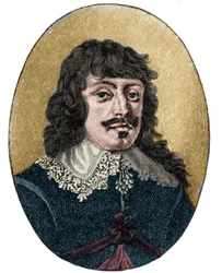 Retrato de Paul Fleming, poeta alemán (1609-1640).