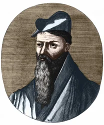 Retrato de Pierre Belon 1517-1564. Naturalista y médico francés. Colección particular.