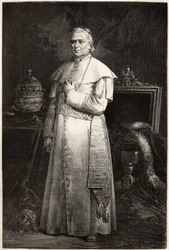 Retrato del Papa Pío IX (Giovanni Maria Mastai Ferretti)