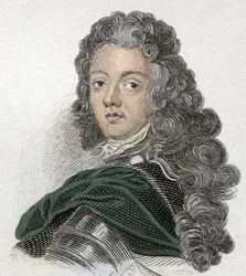 Retrato del Príncipe Eugenio de Saboya-Carignano (1663-1736), militar francés. Grabado del siglo XIX