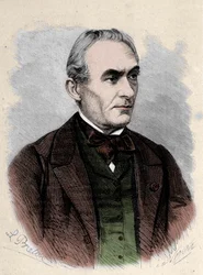 Retrato de Prosper Mérimée, escritor francés (1803-1870)