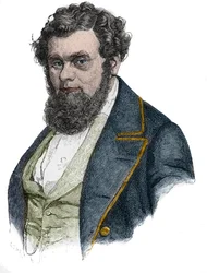 Retrato de Robert Blum (1807-1848), político, periodista, editor y poeta alemán