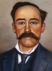 Retrato de Robert Edwin Peary Explorador estadounidense del Ártico.