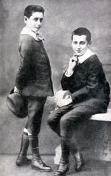 Retrato de Robert y Marcel Proust, s.f. c. 1885.