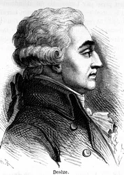 Retrato de Romain Deseze o De Seze (1748-1828), abogado de Luis XVI durante su juicio.
