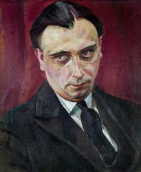 Retrato del científico y matemático rumano Petru Sergescu (pintura)