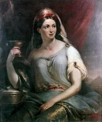 Retrato de Rosa Vercellana Guerrieri (óleo sobre lienzo)