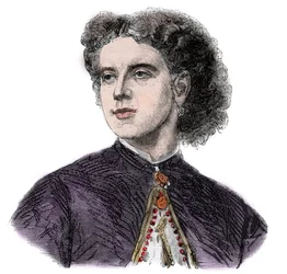 Retrato de Rosine Bloch (1844-1891) cantante mezzosoprano francesa