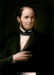 Retrato de Saverio Mercadante (óleo sobre lienzo)