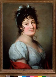 Retrato de Teresa Bertinotti Radicati (1776-1854) cantante italiana Pintura anónima. Siglo XIX. Bolonia, museo cívico bibliográfico