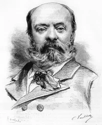Retrato de Théodore Aubanel (1829-1886), poeta y dramaturgo francés
