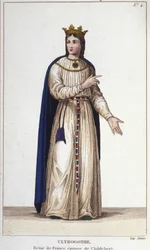 Retrato de Ultrogothe Reina de Francia y esposa de Childeberto I