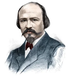 Retrato de Victor Masse (1822-1884), compositor francés.