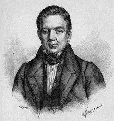 Retrato de Villemain, profesor y político francés (1790 - 1870)