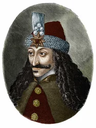Retrato de Vlad Tepes III el Empalador o Drácula (1431-1476), quien inspiró el personaje de Drácula de Bram Stoker, una novela escrita en 1897