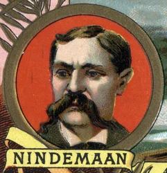 Retrato de William F.C. Nindemann explorador americano del Polo Norte