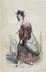 Retrato de una gitana de Sevilla