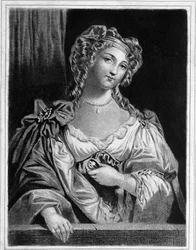 Retrato de la Duquesa de Fontanges (1661 - 1681), favorita de Luis XIV