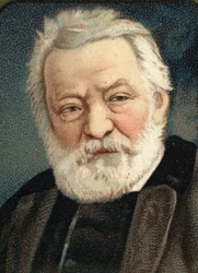 Retrato del escritor francés Victor Hugo (1802-1885)