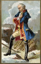 Retrato del Marqués de Thomas Arthur, Barón de Tollendal, Conde de Lally (1702 - 1766), general francés de origen irlandés.