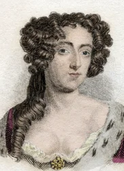 Retrato de la Reina de Inglaterra María II Stuart (1662-1694).