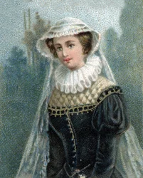 Retrato de la Reina de Escocia María Estuardo (1542-1587).