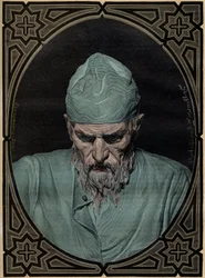 Retrato del zar Iván IV el Terrible (1530-1584) - grabado