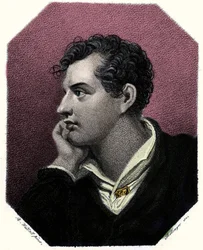 Retrato del poeta George Gordon Byron (1788-1824).