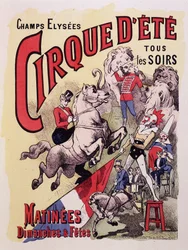 Cartel para el Cirque d