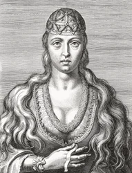 Princesa Juana de Portugal. Joana. Retrato.