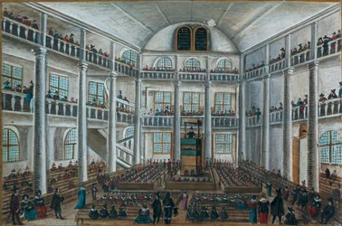 Iglesia protestante de Charenton, del Liber Amicorum, Spira