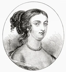 Rachel Wriothesley, Lady Russell, C. 1636 - 1723. Noble inglesa, heredera y escritora. From Our Own Country Publicado en 1898 ©UIG/Leemage