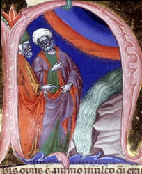 Representación de Tales de Mileto, matemático