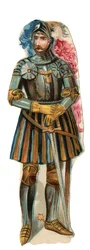 Representación del Caballero Pierre Terrail, Señor de Bayard (1476-1524)