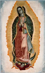 Representación de la Virgen (o Nuestra Señora) de Guadalupe