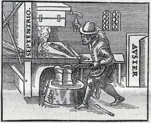 Reproducción del grabado de la obra que data de 1600 "De Magnete, Magneticisque Corporibus, et de Magno Magnete Tellure" (o Magnetismo y Cuerpos Magnéticos, y Gran Imán de la Tierra) por William Gilbert