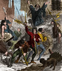 Revuelta de los Maillotins contra el impuesto: levantamiento popular que ocurrió bajo el reinado del rey Carlos VI de Valois en 1382