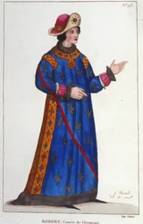 Roberto de Francia, Conde de Clermont (1256-1318). Príncipe capeto.