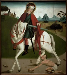 San Martín y el mendigo